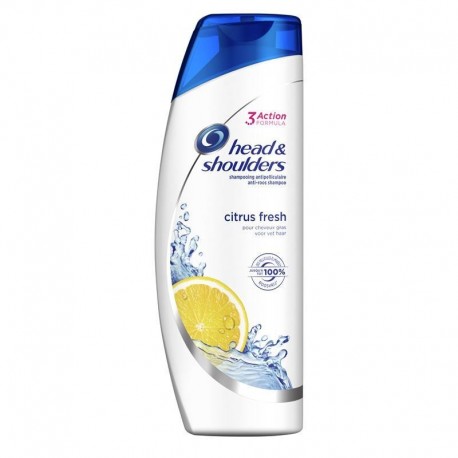 Head & Shoulders Shampooing Antipelliculaire Citrus Fresh Format Familial 500ml (lot de 6)