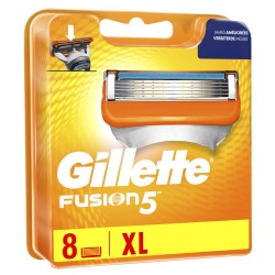 Gillette Fusion5 Lames de Rasoir Améliorées pour Homme 8 Recharges XL