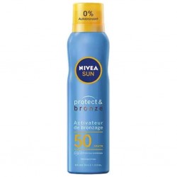 Nivea Sun Spray Protect Et Bronze Activateur de Bronzage FPS50 200ml (lot de 2)