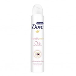 Dove Invisiblecare 0% Sels d’Aluminium Anti Traces Blanches 200ml (lot de 4)