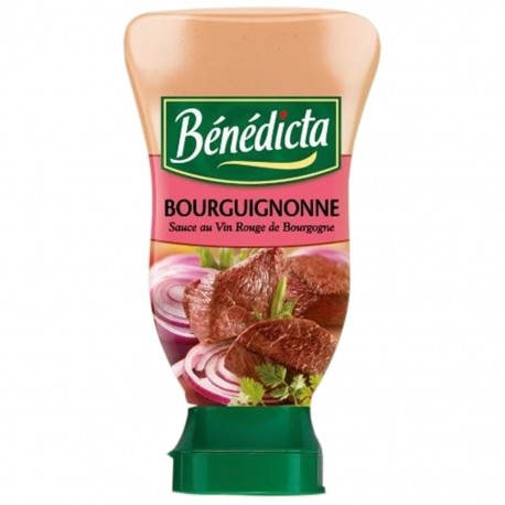 Bénédicta Bourguignonne Sauce au Vin Rouge de Bourgogne 245g (lot de 6)