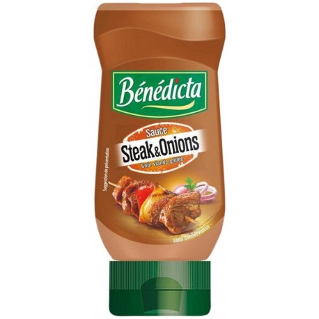 Bénédicta Sauce Steack & Onions Goût Viande Grillée 245g (lot de 6)