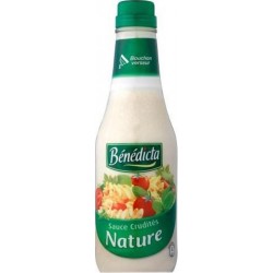 Bénédicta Sauce Crudités Nature avec Bouchon Verseur 735g (lot de 6)