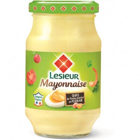 Lesieur Mayonnaise Oeufs de Poules Élevées en Plein Air 235g (lot de 6)