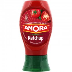 Amora Tomato Ketchup Tomates Mûries au Soleil 280g (lot de 10)