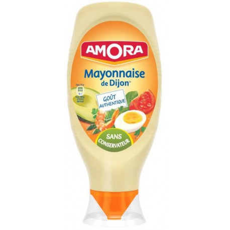 Amora Mayonnaise de Dijon Goût Authentique Sans Conservateur 710g (lot de 5)