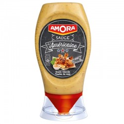 Amora Sauce à l’Américaine Sauce Relevée Touche de Miel 260g (lot de 5)