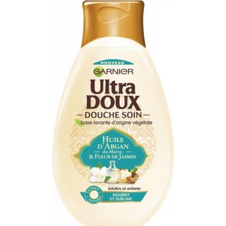 Garnier Ultra Doux Douche Soin Huile d’Argan du Maroc & Fleur de Jasmin 250ml (lot de 4)