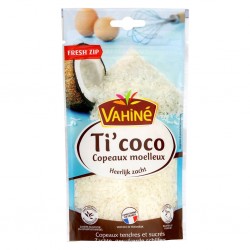 Vahiné Ti’ Coco Copeaux Moelleux Tendres et Sucrés Fresh Zip 100g (lot de 3)