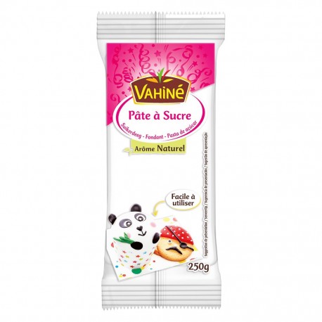 Vahiné Pâte à Sucre Fondant Arôme Naturel 250g (lot de 3)