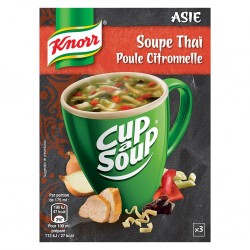Knorr Cup a Sup Asie Soupe Thaï Poule Citronnelle par 3 Sachet de 12g (lot de 6)