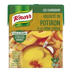 Knorr Les Classiques Velouté de Potiron à la Crème Fraîche 30cl (lot de 6)