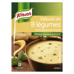 Knorr Velouté de 8 Légumes et Bouquets de Brocoli 69g (lot de 6)