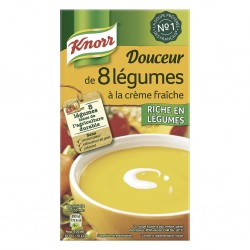 Knorr Douceur de 8 Légumes à la Crème Fraîche 1L (lot de 4)