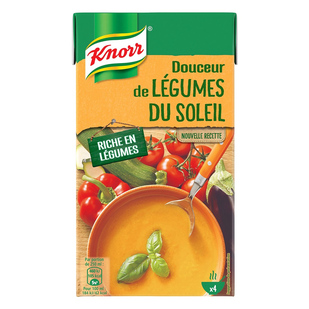 Soupe Douceur de Légumes du Soleil Knorr