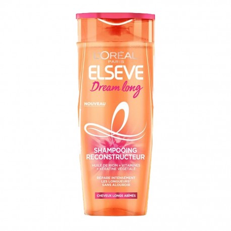 L'Oréal L’Oréal Paris Elseve Dream Long Shampooing Reconstructeur Cheveux Longs Abîmés 250ml (lot de 4)