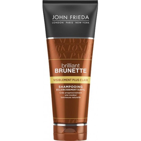 John Frieda Brillant Brunette Visiblement Plus Clair Shampooing Éclaircissement Subtil 250ml (lot de 3)