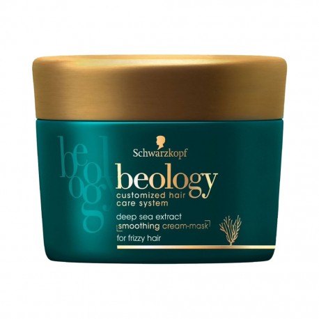 Schwarzkopf Beology Masque Lissant pour Cheveux Bouclés Enrichi en Extrait Marin 200ml (lot de 2)