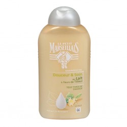 Le Petit Marseillais Shampooing Douceur & Soin au Lait & Fleurs de Tilleul 250ml (lot de 4)