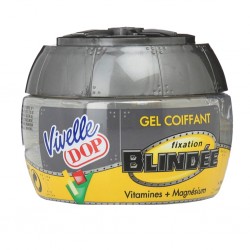 Vivelle DOP Gel Coiffant Fixation Blindée Vitamines + Magnésium 150ml (lot de 3) pot 150ml