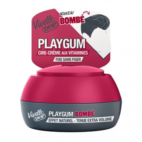 Vivelle DOP Playgum Bombé Cire-Crème aux Vitamines 80ml (lot de 3)