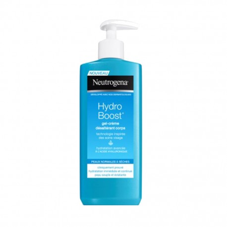 Neutrogena Hydro Boost Gel-Crème Désaltérant Corps Peaux Normales à Sèches 200ml (lot de 3)