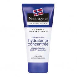 Neutrogena Formule Norvégienne Crème Mains Hydratante Concentrée Mains Très Sèches et Agressées 75ml (lot de 2)