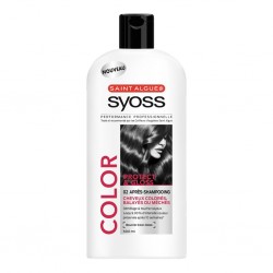 SYOSS Saint Algue Color Après-Shampooing Protect & Gloss Cheveux Colorés Balayés ou Méchés 500ml (lot de 4)