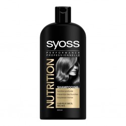 SYOSS Nutrition Shampooing Cheveux Secs Rêches 500ml (lot de 4)