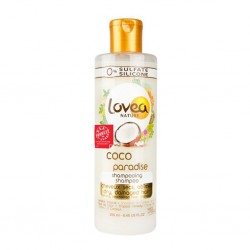 Lovea Shampooing Coco Paradise Cheveux Secs Abîmés 250ml (lot de 4)