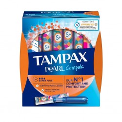 TAMPAX Pearl Compak Tampon Super Plus x18 (lot de 4)