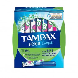TAMPAX Pearl Compak Tampon Super x18 (lot de 4)