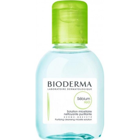 BIODERMA Sébium H2O Solution Micellaire Nettoyante Purifiante 100ml (lot de 3)