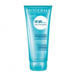 BIODERMA ABCDerm Gel Moussant Nettoyant Doux Bébés Enfants Visage Corps Cheveux 200ml (lot de 2)