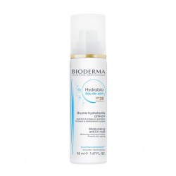 BIODERMA Hydrabio Eau de Soin SPF 30 Brume Hydratante Anti-UV 50ml (lot de 2)