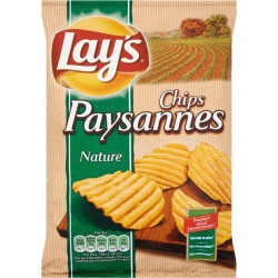 Lay's Chips Paysannes Nature 150g (lot de 10)