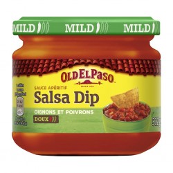 Old El Paso Sauce Apéritif Salsa Dip Oignons et Poivrons Doux 312g (lot de 4)