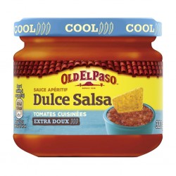 Old El Paso Sauce Apéritif Dulce Salsa Tomates Cuisinées Extra Doux 320g (lot de 4)