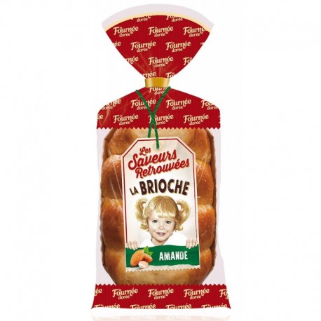 La Fournée Dorée Les Saveurs Retrouvées La Brioche Amande 250g (lot de 3)