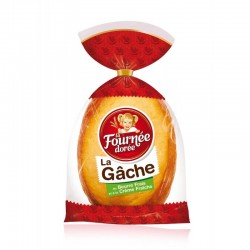 La Fournée Dorée La Gâche au Beurre Frais et à la Crème Fraîche 500g (lot de 3)