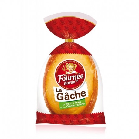 La Fournée Dorée La Gâche au Beurre Frais et à la Crème Fraîche 500g (lot de 3)