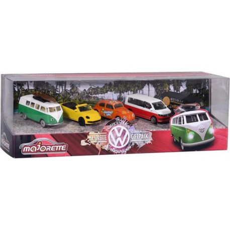 Majorette Set de 5 véhicules Originals Volkswagen Giftpack 737069