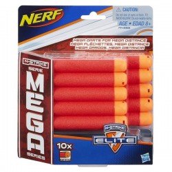 Nerf - Elite 10x Mega Fléchettes Mega Distance 197014