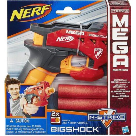 Nerf - Mega Bigshock Fléchettes Sifflent en Volant 222449