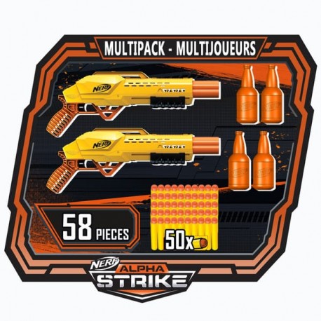 Nerf - Alpha Strike Multipack - Multi Joueurs 58 Pièces 752715