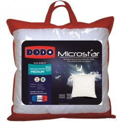 DODO Oreiller médium microfibre DODO MICROSTAR 60x60cm (lot de 2)