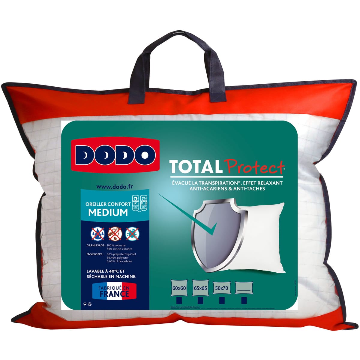 Lot de 2 Oreillers Dodo Medium Totale Douceur –