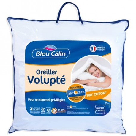 Bleucalin Oreiller Volupté 50x70cm (lot de 2)