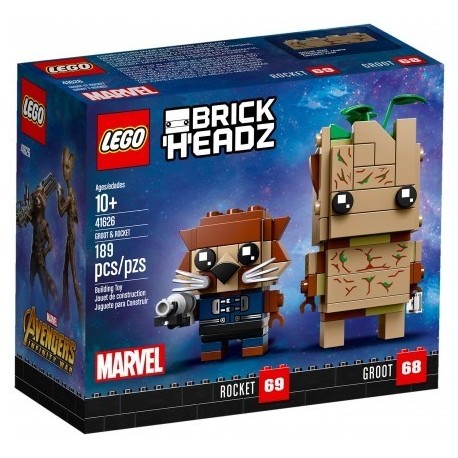 LEGO 41626 BrickHeadz Marvel - Groot Et Rocket