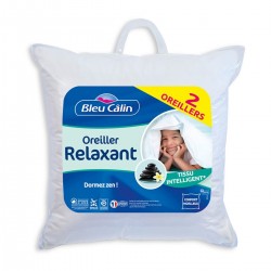 Bleucalin Lot de 2 oreillers Relaxants 60x60cm